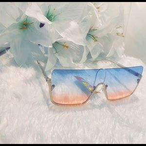 *New* Semi Rimless Multicolored Tinted Sunglasses